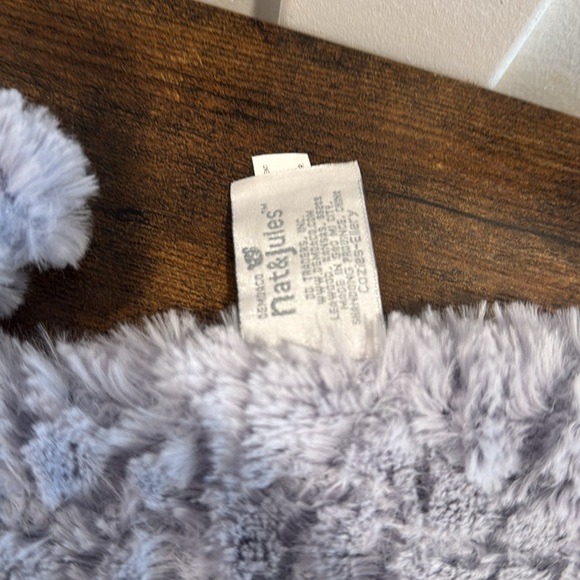 Nat and Jules Cozies Langley Lamb Plush Rattle Lovey Baby Security Blanket - Picture 4 of 5